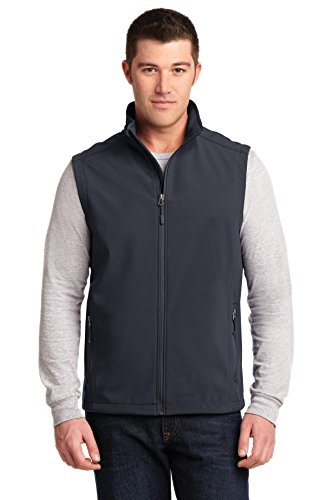 Port Authority Men's Core Soft Shell Vest L Battleship Grey