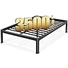 California king bed frame with round corner edge legs 14 inch tall 3500 lbs heavy duty metal platform bed frame california king size no box spring needednoise freenon slip  urban country home decor