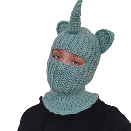 Bonnet d'hiver en tricot avec oreilles cadeau idéal pour homme et femme