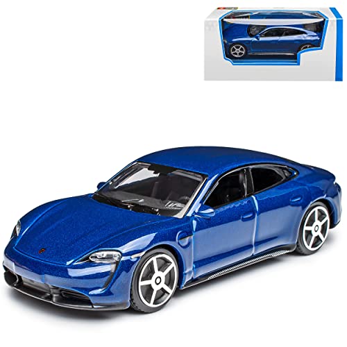 Porsche Taycan Blau Ab 2019 1/43 Bburago Modell Auto Cover