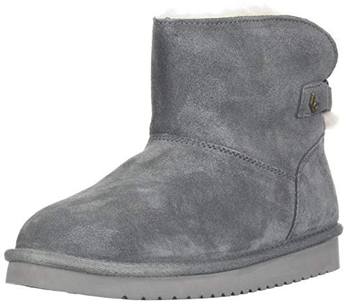 Koolaburra by UGG Women's Jaelyn Mini Fashion Boot, Stone Grey, 11 Medium US