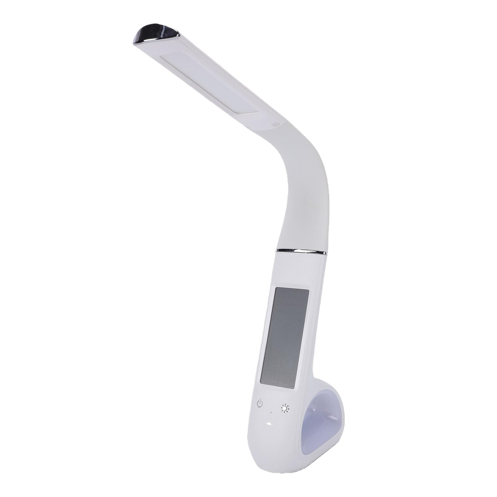 Hilitand LED Sanitizing Desk Lamp with Clock, 3 in 1 Eye Car