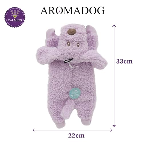 AROMADOG Liegender Bär, weich, aromatisiertes Spielzeug für Hunde, Turquoise, 35 cm