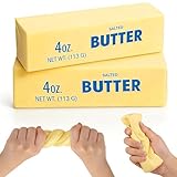 2PCS Mantequilla Squishy, Barra Mantequilla Juguete Antiestres de Crecimiento Lento, Fidget Toys Regalos Cumpleaños Niños, Aliviar Ansiedad y Descomprimir para Oficina y Colegio (A)