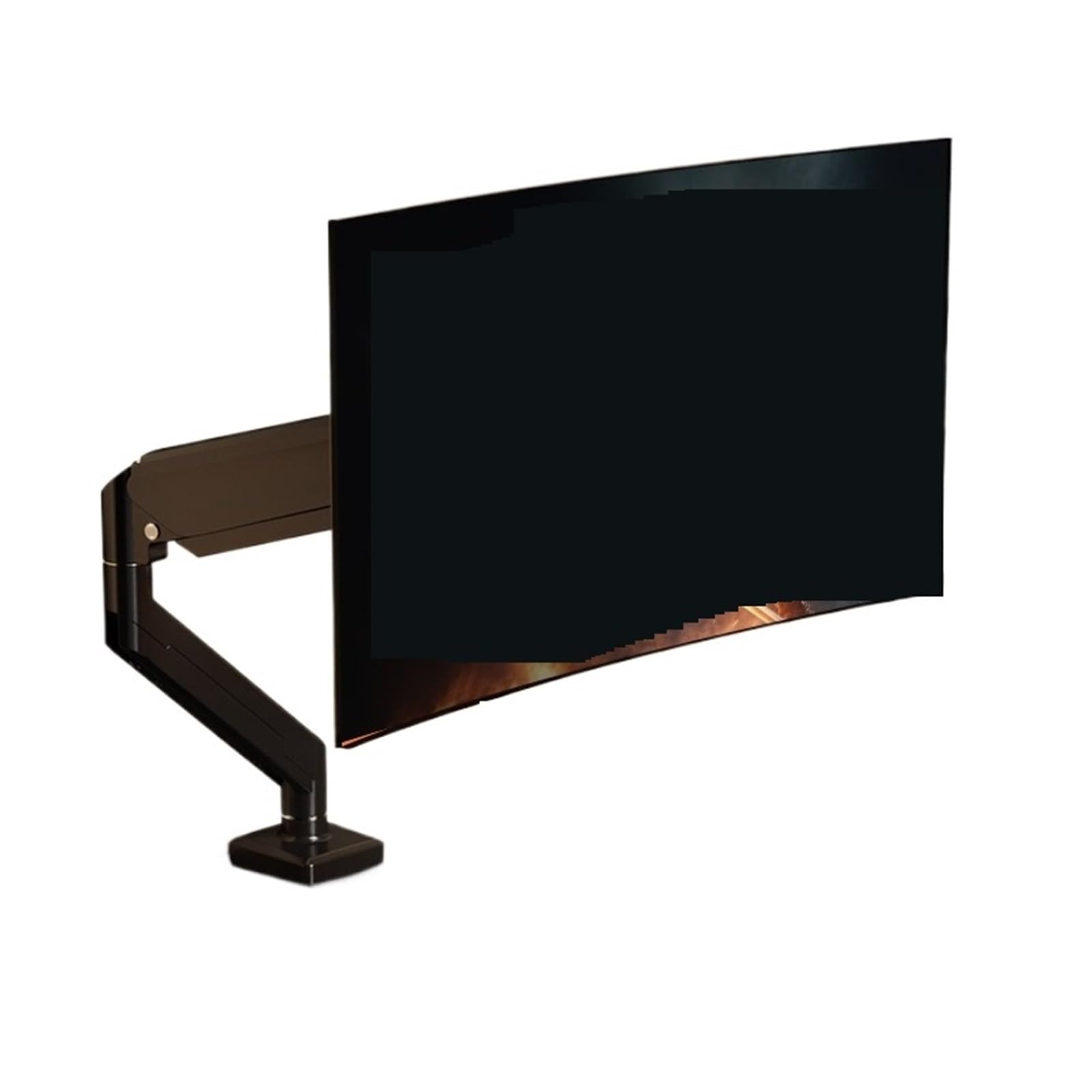 Ikpgbzxm Black The Monitor Stand's Pneumatic Cantilever Base Is Height-Adjustable And Rotatable(Black)