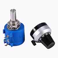 Potenziometro A Filo Avvolto 10K Ohm - 10 Giri, Modello 3590S-2-103L Con Manopola Per Saldatrici E Controlli Industriali - Foto 7