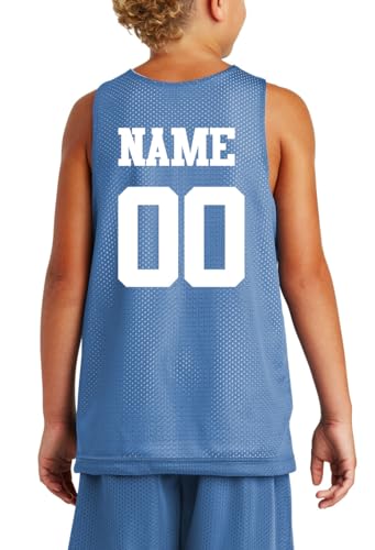 INK STITCH Unisex Youth Yst500 Custom Printing Logo Image Texts Mesh Reversible Tank Tops2