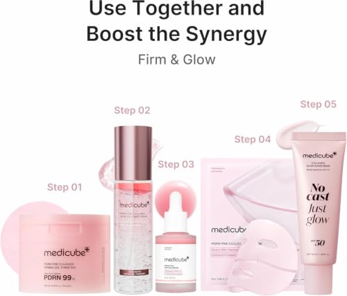 medicube Jelly Gel Maske PDRN Pink Kollagen mit Lachs-DNA x4 – Ansicht 6