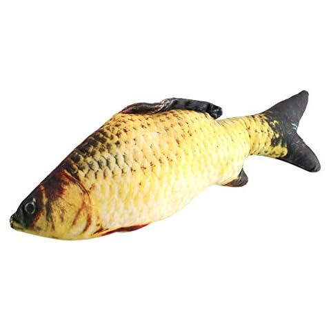 GOTOTOP Simulation Fish Plush Pillow-Soft Fish Toy Stuffed Cushion Oversized Pillow Creative Gift Home Decor Children's Room Decoration(60CM) Cover