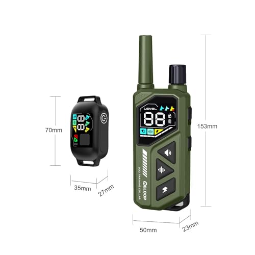Smart Dog Training Collar for 2 Dogs, 2-in-1 Remote Control Shock Collar with AI Anti-Barking Device for Small/Medium,/Large Dogs, IPX7 Waterproof - Image 5