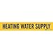 Brady 7130-1HV, 91994 Self-Sticking Vinyl Pipe Marker, (Pack of 25 Cards)