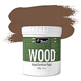DWIL Matte Finish Furniture Paint - 16 Oz Wood Paint for Cabinets, Doors, Tables, and Dressers Refinishing - Water-Based, Non-Toxic & Odorless, Easy to Apply(Coffee)-Without Tools