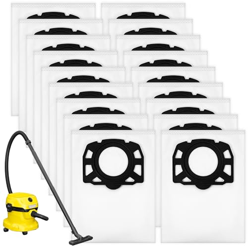 18PCS Vacuum Cleaner Bags for Karcher WD2 Plus WD3 WD3p WD4 WD5 WD6