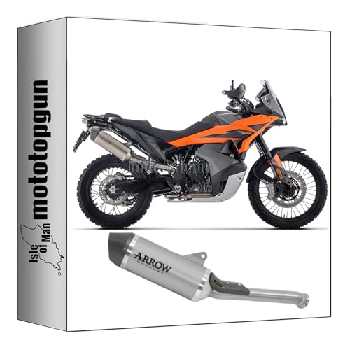 Pot echappement Arrow KTM 790 Adventure 2025 silencieux alu embout carbone 71990ak