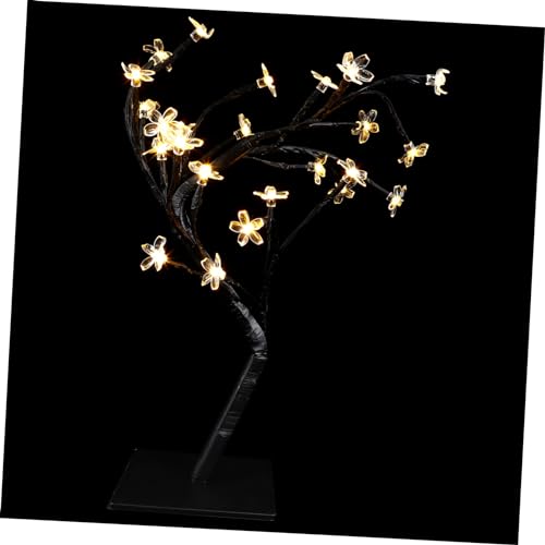 Zerodeko Decorative Fiber Optic Flower Tree Light Small Lamp for Living Room Fairy Lights for Bedroom Decor