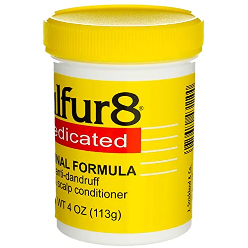 Sulfur8 Medicated Anti-Dandruff Hair & Scalp Conditioner, Original Formula, 4-Ounce Bottle (Pack of 3)