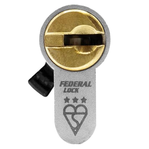Federal 3 Star Euro Cylinder Thumb Turn Door Lock TS007 Diamond Secure Anti-Snap Dual Finish 5 Keys - 10 Year Guarantee 35/35