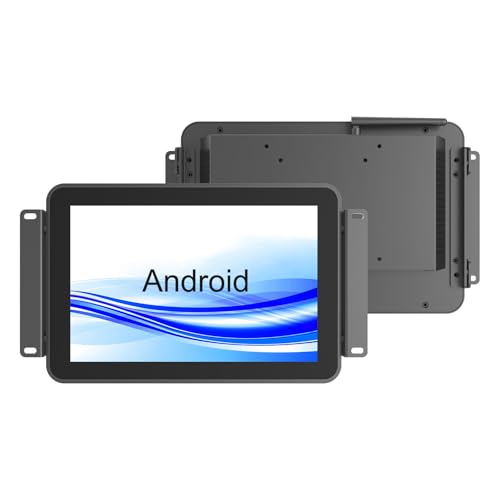 Image of GreenTouch 10.1 Inch Open Frame Touchscreen Android All in one LCD Monitor PC - Industrial Touch Display - Built-in Speakers, WiFi & BT, RK3566 RAM 4G & ROM 32G - Front IK08 /IP65