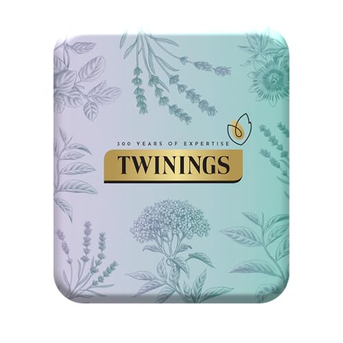 Twinings Premium Pocket Tea Tin - 4 Envelopes | Perfect Stocking Filler Secret Santa & Travel Size Gift Tin | Premium Tea Selection Under 10