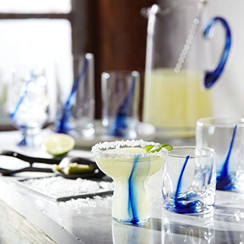Libbey Blue Ribbon Stemless Margarita Glasses, 10.25-Ounce, Set Of 6 #TOP3
