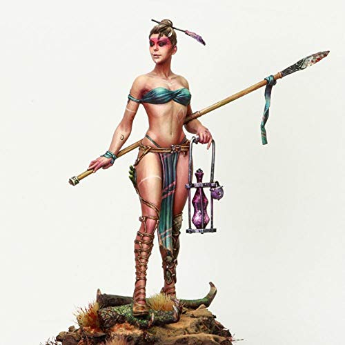 Figura modelo guerrero antiguo 75mm resina sin pintar miniatura 1