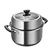 Garnek do gotowania na parze ze stali nierdzewnej, urządzenie do gotowania ryżu, podwójny kocioł