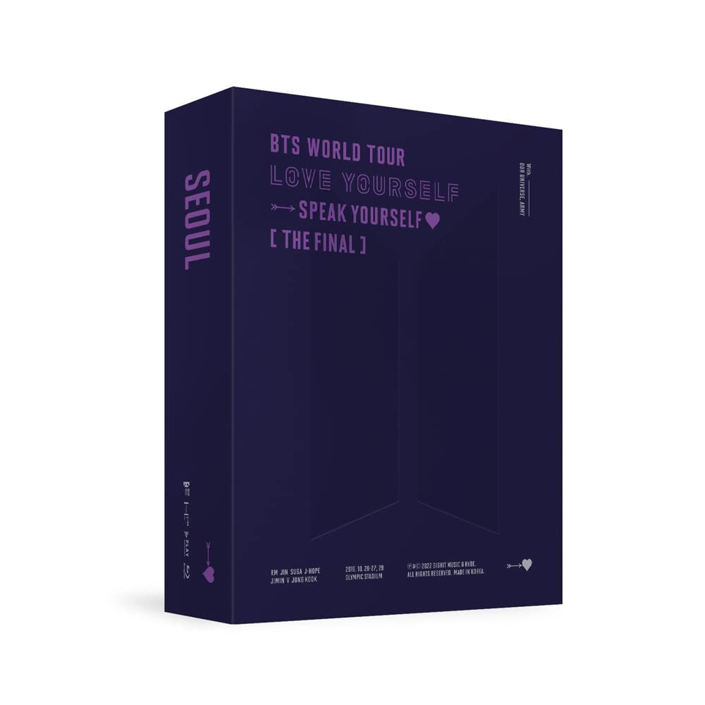BTS WORLD TOUR 'AMATE TE STESSO: PARLARE DA TE' [LA FINALE] Blu-ray