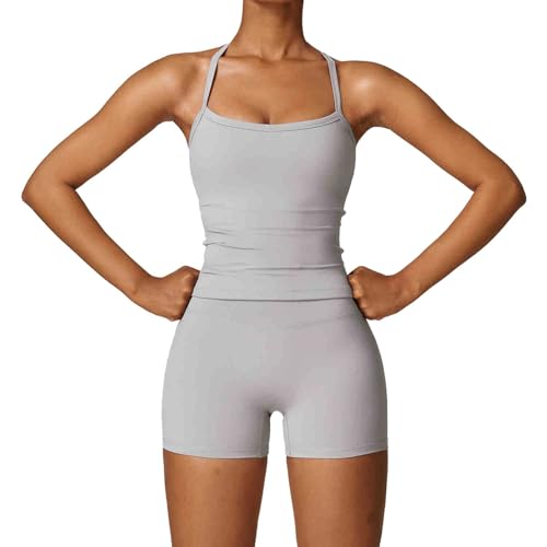 Ensemble de yoga 2 pièces anti-transpiration pour rester au frais durant l'effort