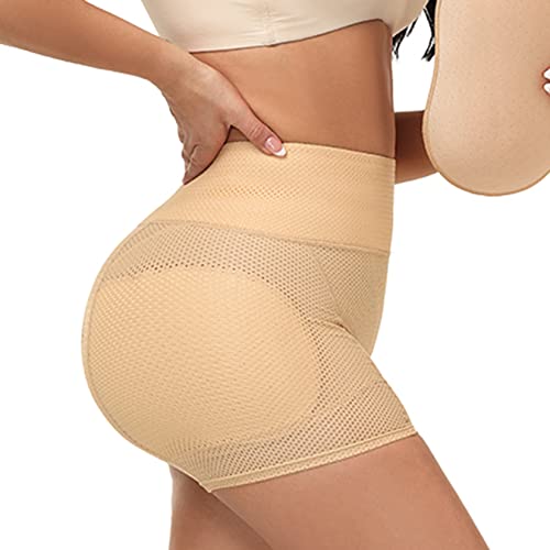 Image of Lu's Chic Women's Padded Shapewear Shorts Hip Padding Lifter Panties Mesh Body Shaper Shorts Shapewear