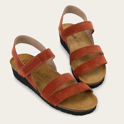 Image of NAOT Kayla Women's Sandals - Supportive 3-Strap Design with Backstrap, Cork & Latex Footbed - Arch Support - Travel-Friendly Comfortable Walking Sandals for All-Day Wear