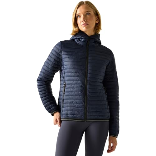 Veste Rigain Regatta pour femme noire en tissu imperméable