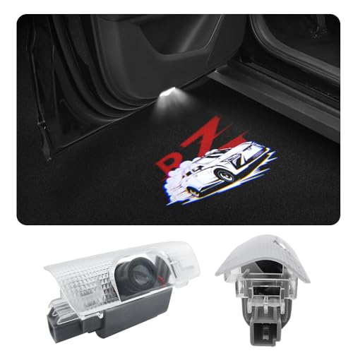 LED Car Door Logo Lights Compatible for RZ300E RZ450E Courtesy Projector Laser Welcome Lamp Puddle Lights Kit Car Accessories (RZ)