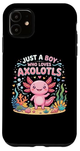 Axolotl Kawaii Just A Girl Who Loves Axolotls �X�}�z�P�[�X iPhone 11 �p