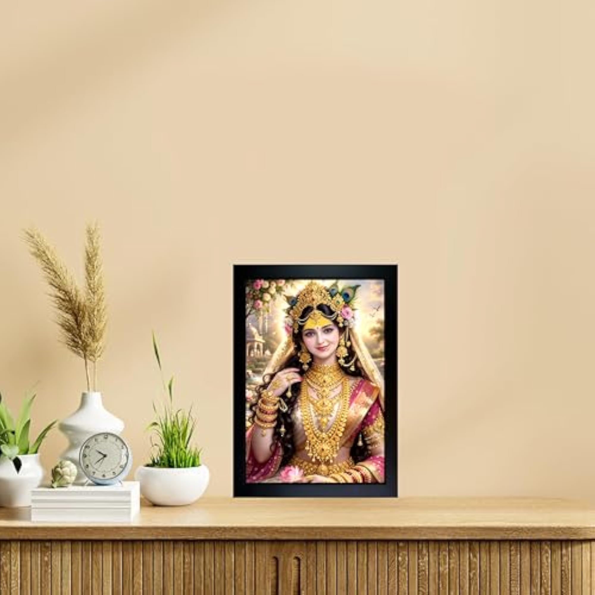 CrowdHall Radha Rani Ji Photo Frame