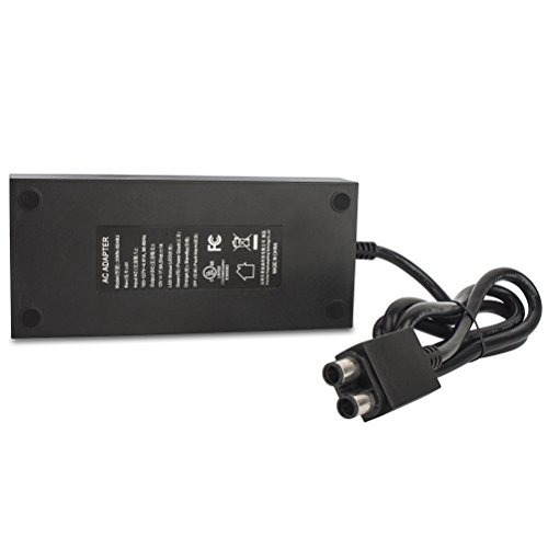 Yteam Fba_Yteam001 Xbox One Power Supply Cord, (Quite Version) Ac Adapter Power Supply Cord Great Charger Accessory Kit For Xbox One Auto Voltage,Black #TOP6