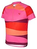 Ziener Mädchen NARCIA Fahrradtrikot/radtrikot-Atmungsaktiv|schnelltrocknend|elastisch|funktionell, pink Dahlia, 116