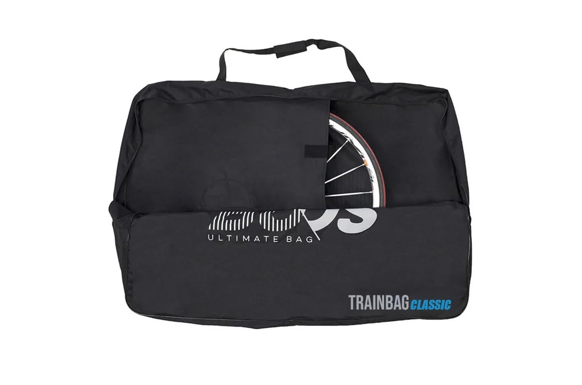 Housse De Transport Vélo de Route et VTT TRAINBAG CLASSIC de Buds-Sports - Compatible 29″ - Standard SNCF (130 x 90 cm) - Idéal pour Transporter Votre Vélo en Train, Bus et Voiture