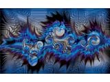 Woodland Scenics Pine Car Derby Body Skin-Psychedelic