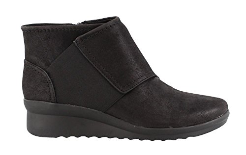 Clarks Botas Caddell Rush para mujer, Black, 29.0 cm