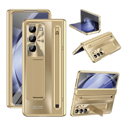 Samsung Galaxy Z Fold 6 P[Xƌ݊AXN[veN^[AXAϏՌAh~At{fBJo[یdbP[X Galaxy Z Fold 6 ƌ݊(Gold)