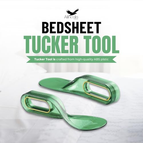 Image of ALINCOLN Premium 11 inch 2 Pack Bedsheet Tucker Tool for Bed Making | Double Bed Mattress Lifter and Bed Sheet Tucking Tool for Elderly, Pregnant Women & Back Pain | Durable ABS Plastic