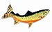 LX Handpainted Brown Brook Trout Wall Mount Decor Plaque Game Fish Replica 18"