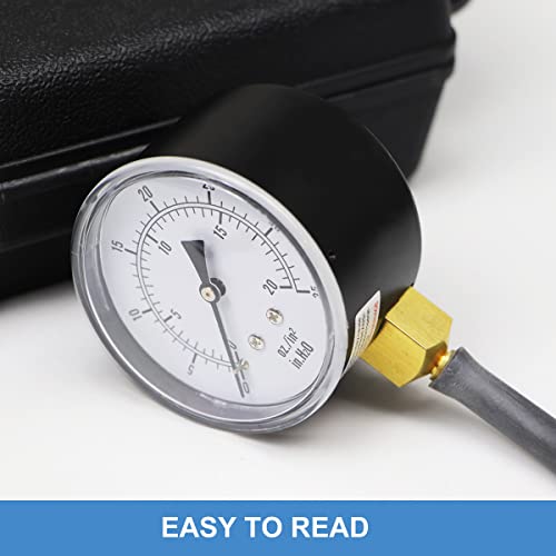 Natural Gas Pressure Test Kit For Rv/Home Testing,Manometer Lp Gas Pressuretester 1/8"Npt,0-35" W.c #TOP3