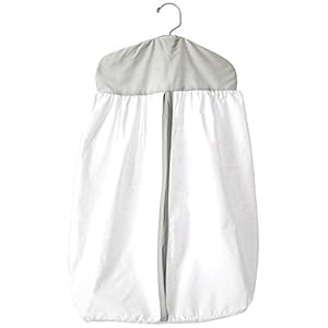 Baby Doll Bedding Forever Mine Junior Diaper Stacker, Grey