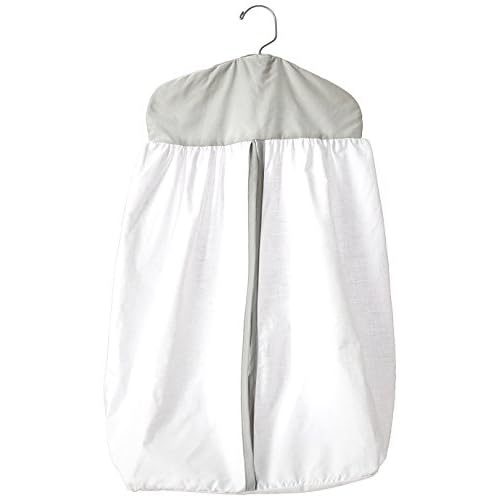 Baby Doll Bedding Forever Mine Junior Diaper Stacker, Grey