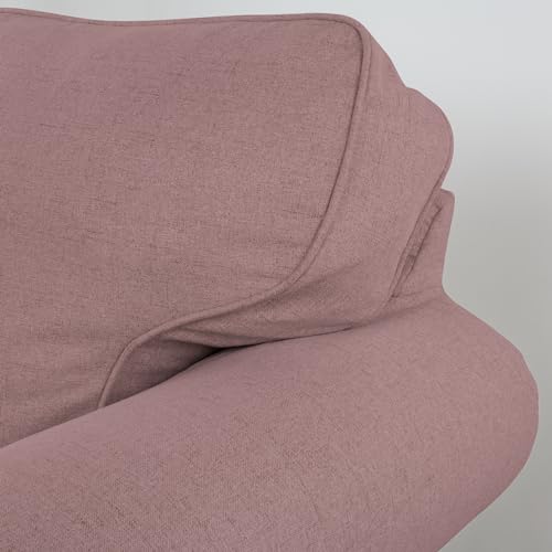 Dagra Bezug für EKTORP 3er-Sofa (ohne Schlaffunktion) (Powder pink A21) – Bild 4