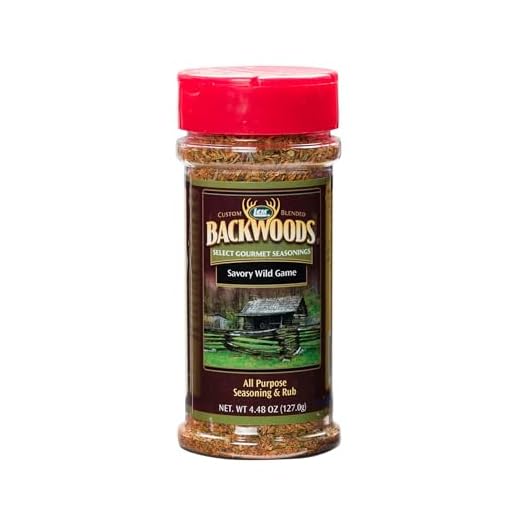 LEM Products Backwoods Savory Wild Game Rub, All-Purpose Seasoning and Rub, Ideal for Wild Game and Domestic Meat, 4.48 Ounce Shaker Bottle