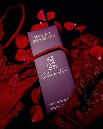Image of Cleopatra Intimate Chocolate Bars For Couples Uplifting Mood Vitality More Desire & Enjoyment Best Gift Set for Men's & Women's Couples Vegetarian And Gluten-Free 60g (Pack of 1)