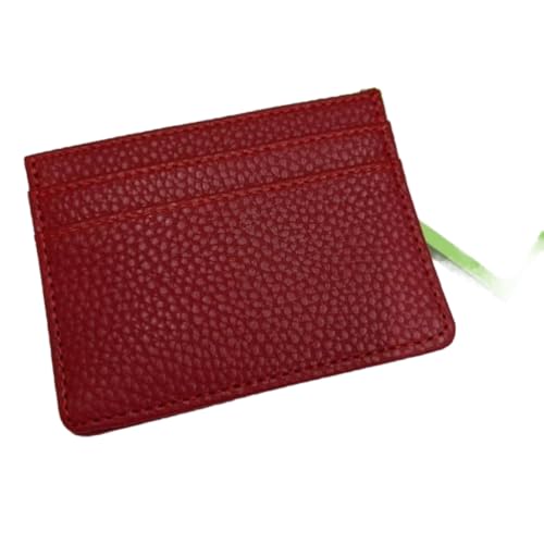 Carteira Slim Porta Cartão – Vermelha – Compacta, Moderna, Elegante e Prática.