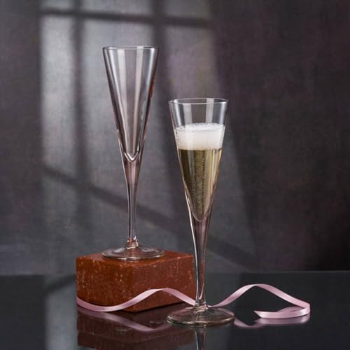 Image of Melbify Aviary Wine Glasses | Set of 2 | 200 ml | Wide Mouth | Luxury | Crystal Wine Glass Set | Luxury Wine Glasses | Fancy Wine Glass Set | Gift Pack